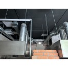 Проект, изготовление воздуховодов, поставка оборудования, монтаж, пусконаладка, техническое обслуживание, аэродинамические испытания и паспортизация систем вентиляции кафе г. Гомель, ул. Киселева